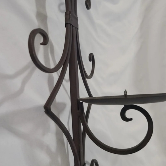 Wrought Iron Hanging Candle Holder Set - Picture 6 of 7